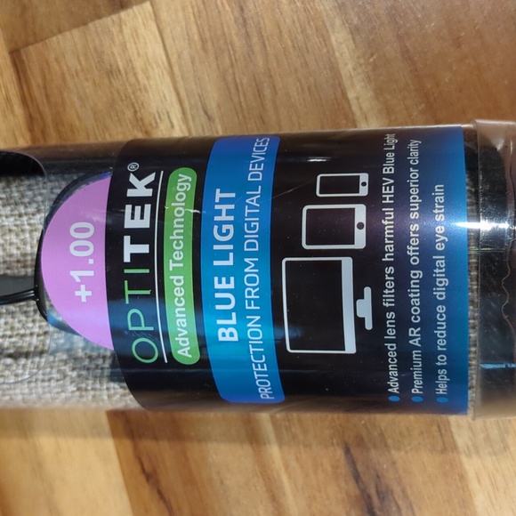 Optitek +1.00 Blue light Advanced technology readers A21 NWT - Picture 1 of 11